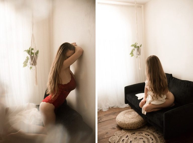 Anonymous boudoir poses